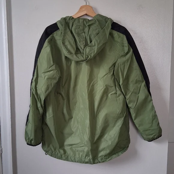 Nike Green Rain Windbreaker Jacket - Picture 3 of 5